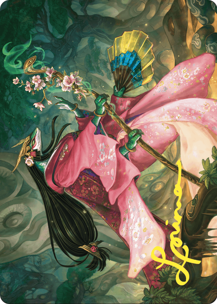 Sakiko, Mother of Summer Art Card (Gold-Stamped Signature) – Art Series: Commander Masters 24