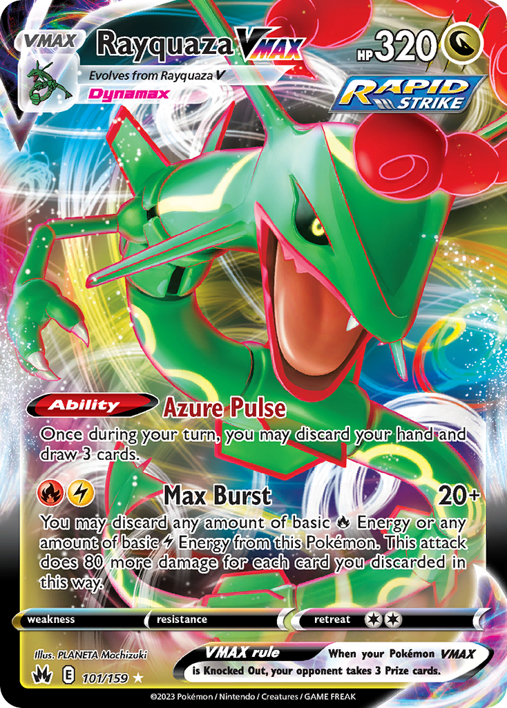 Rayquaza VMAX – Crown Zenith 101/159