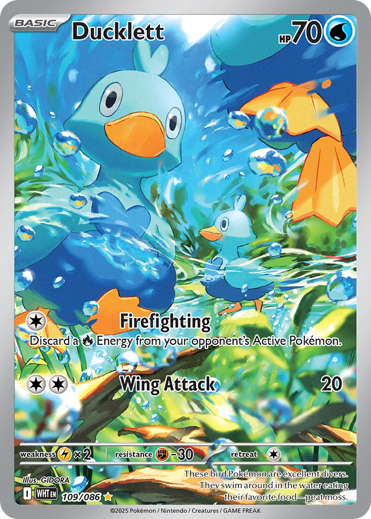 Ducklett – White Flare 109/086
