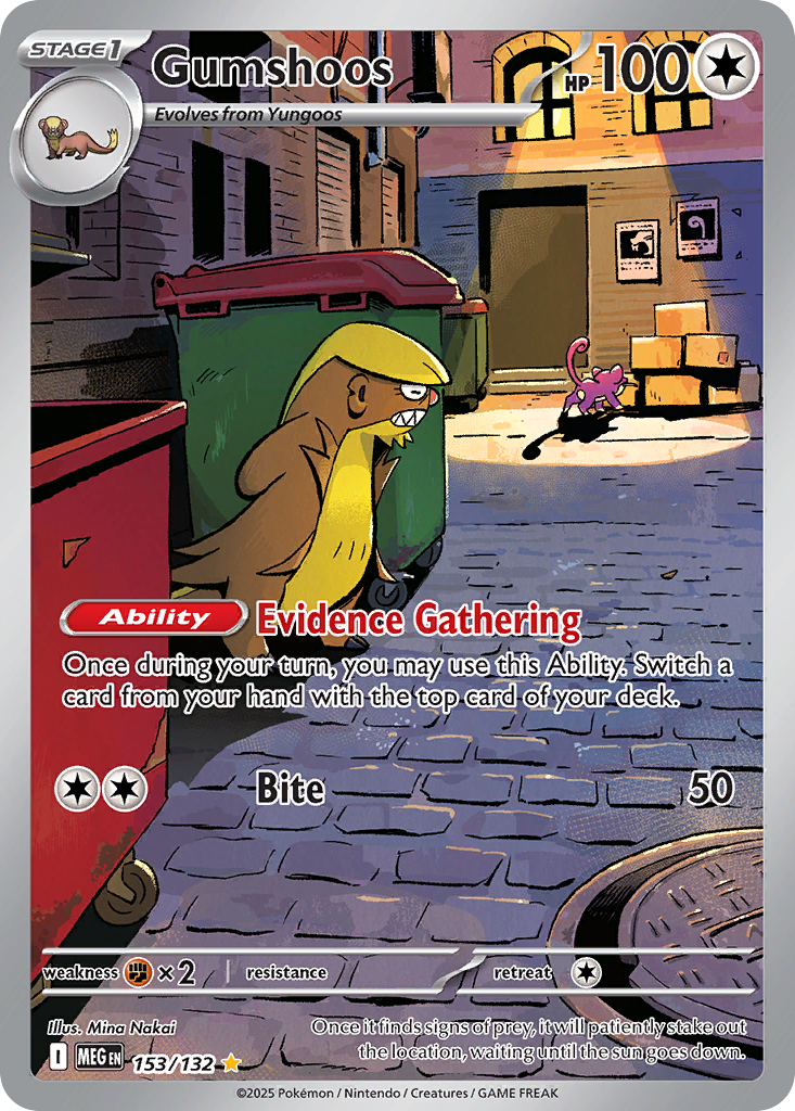 Gumshoos – Mega Evolution 153/132