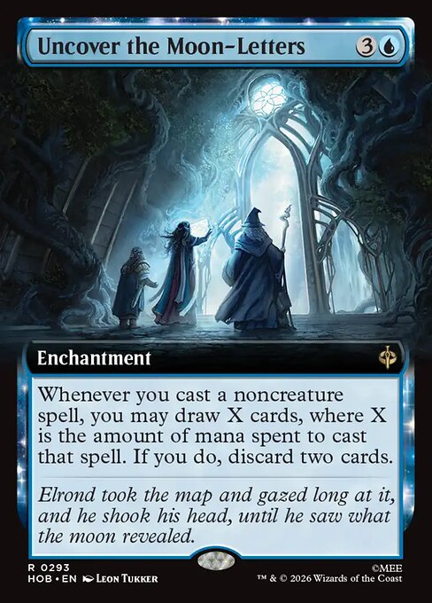 Uncover the Moon-Letters (Extended Art) – The Hobbit 293