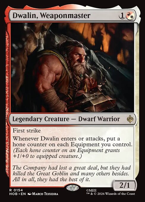 Dwalin, Weaponmaster – The Hobbit 154 (Foil)