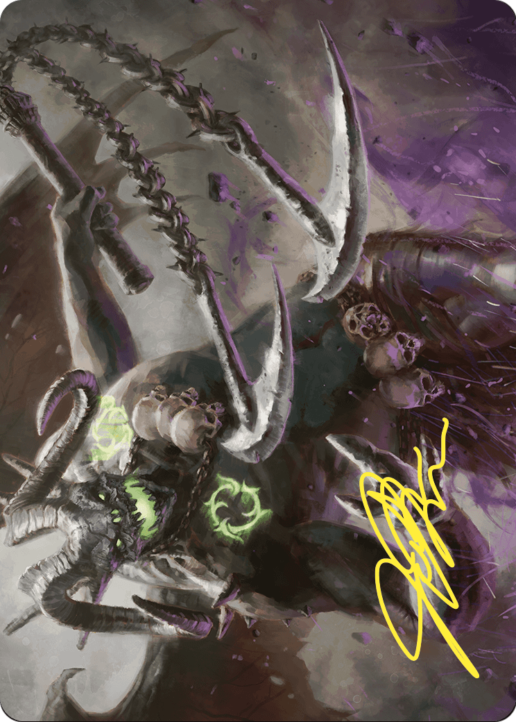 Archfiend of Despair Art Card (Gold-Stamped Signature) – Art Series: Commander Masters 12