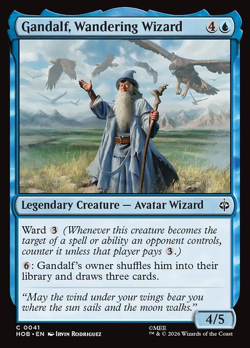 Gandalf, Wandering Wizard – The Hobbit 41 (Foil)