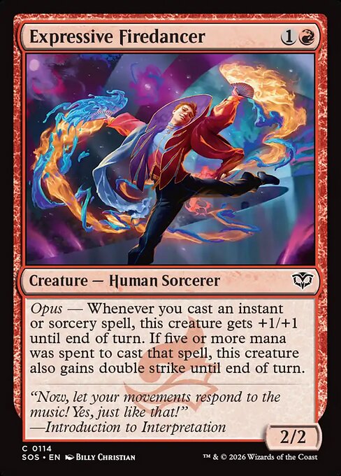 Expressive Firedancer – Secrets of Strixhaven 114
