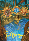 Extraplanar Lens Art Card (Gold-Stamped Signature) – Art Series: Commander Masters 46