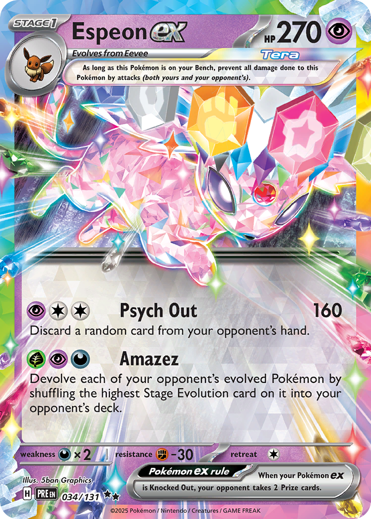 Espeon ex – Prismatic Evolutions 034/131