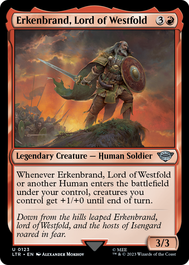 Erkenbrand, Lord of Westfold – Universes Beyond: The Lord of the Rings: Tales of Middle-earth 123