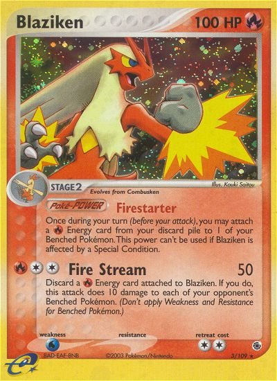 Blaziken – EX Ruby & Sapphire 3