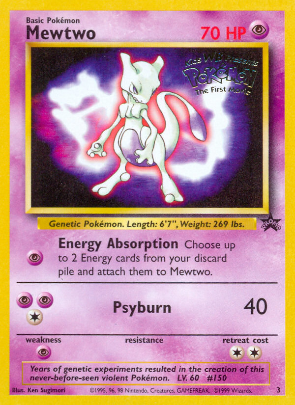 Mewtwo (Movie Promo) – WoTC Promo 03/53
