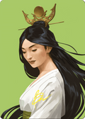 Azusa, Lost but Seeking Art Card (Gold-Stamped Signature) – Art Series: Commander Masters 56