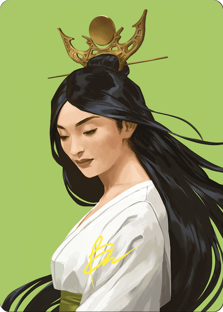 Azusa, Lost but Seeking Art Card (Gold-Stamped Signature) – Art Series: Commander Masters 56
