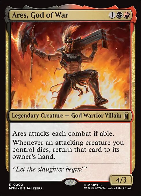 Ares, God of War – Marvel Super Heroes 202