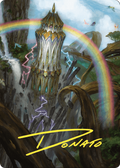 Command Tower Art Card (Gold-Stamped Signature) – Art Series: Commander Masters 47