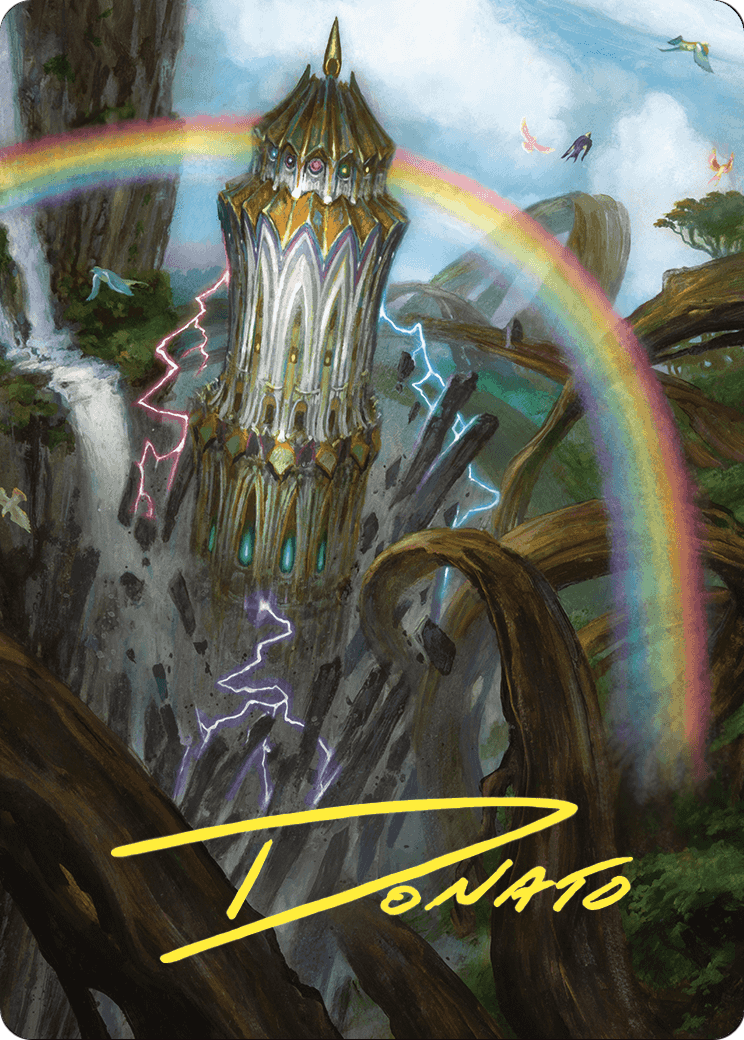 Command Tower Art Card (Gold-Stamped Signature) – Art Series: Commander Masters 47