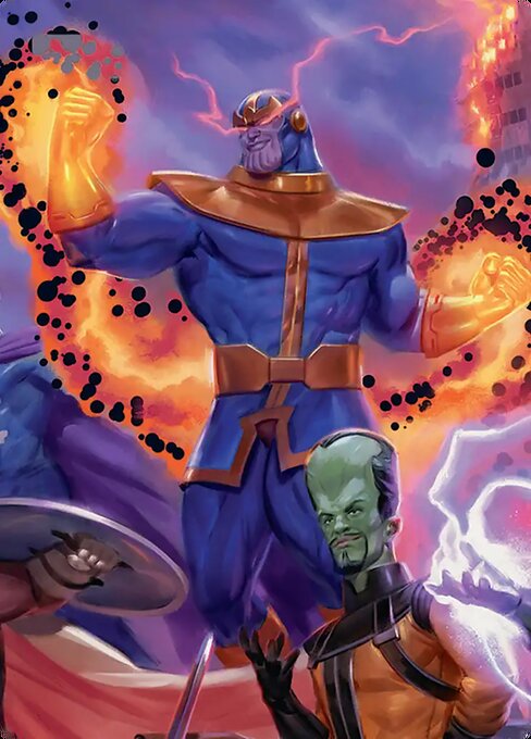 Thanos, Death's Consort Art Card – Art Series: Marvel Super Heroes 8