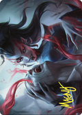 Exsanguinate Art Card (Gold-Stamped Signature) – Art Series: Commander Masters 17