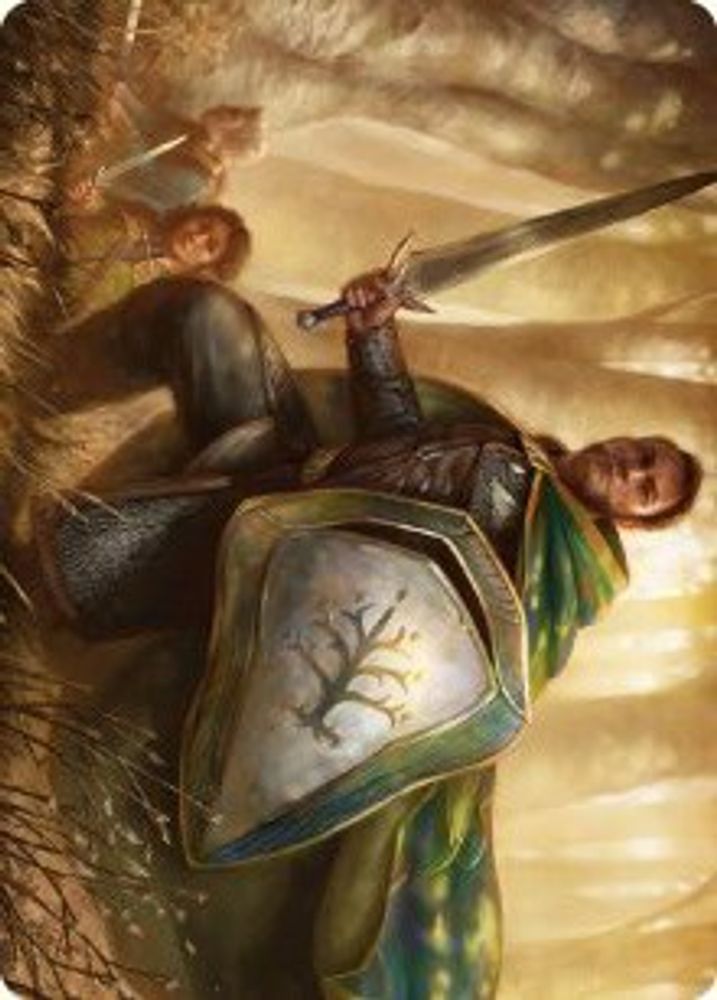 Boromir, Warden of the Tower Art Card – Art Series: Universes Beyond: The Lord of the Rings: Tales of Middle-earth 1