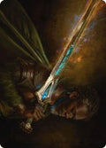 Anduril, Flame of the West Art Card – Art Series: Universes Beyond: The Lord of the Rings: Tales of Middle-earth 28
