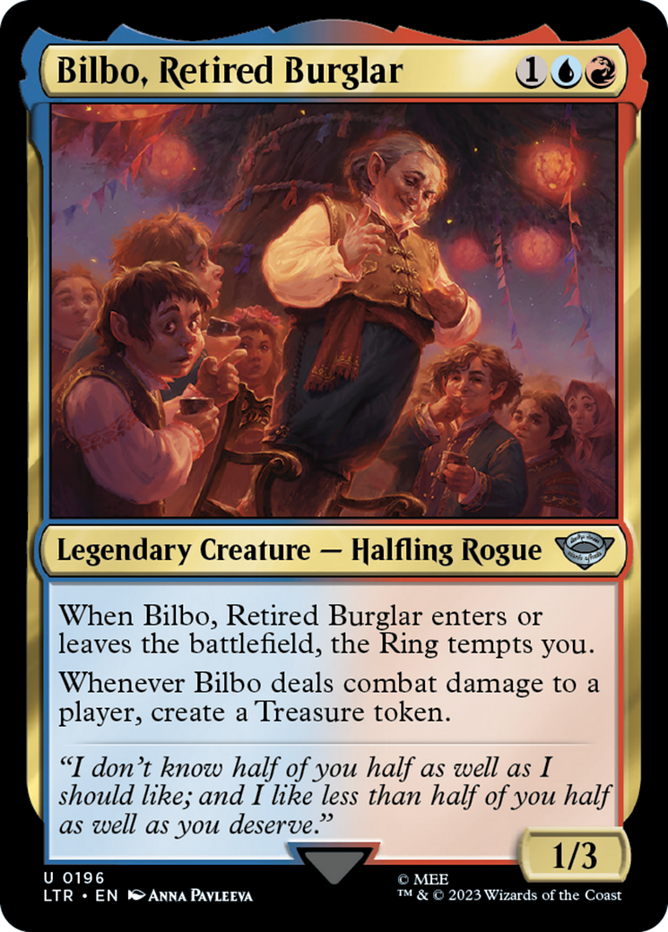Bilbo, Retired Burglar – Universes Beyond: The Lord of the Rings: Tales of Middle-earth 196