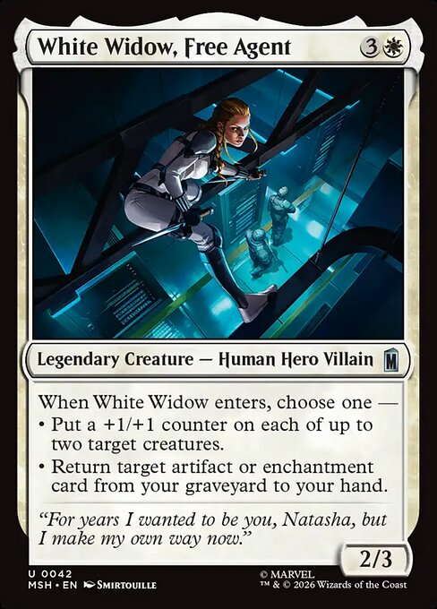 White Widow, Free Agent – Marvel Super Heroes 42