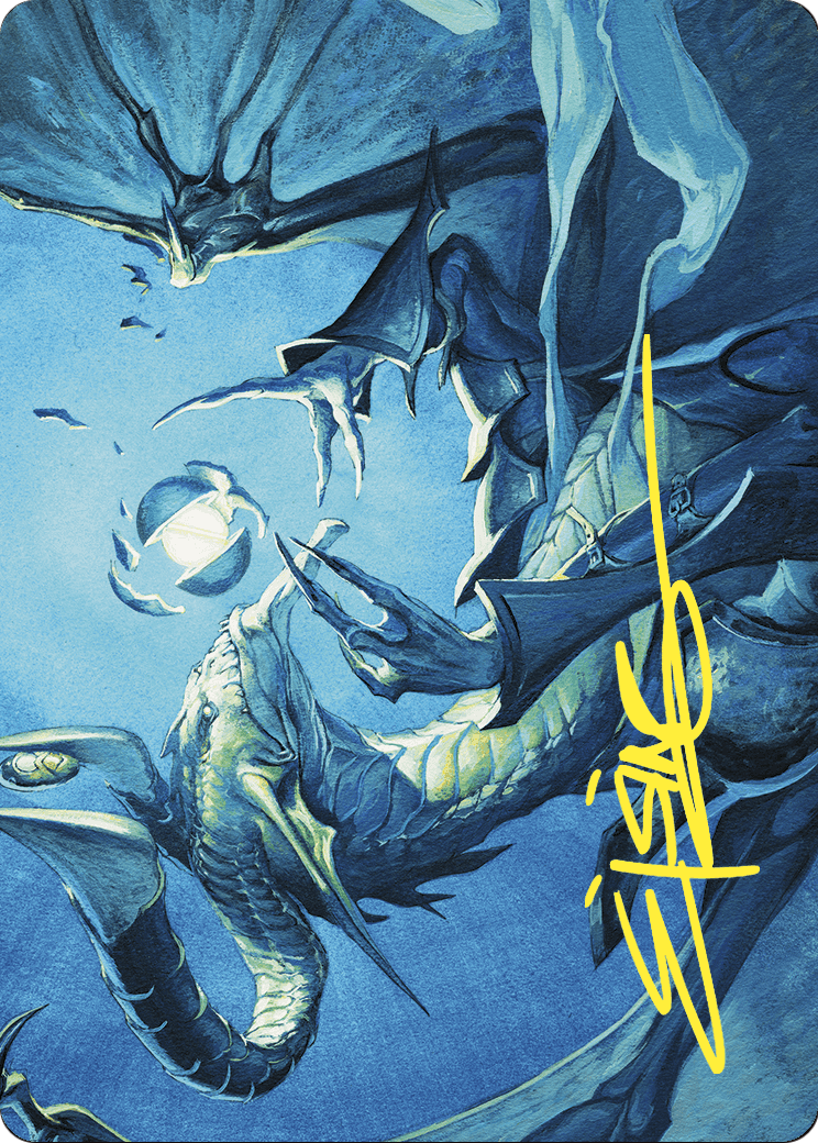 Deep Analysis Art Card (Gold-Stamped Signature) – Art Series: Commander Masters 7