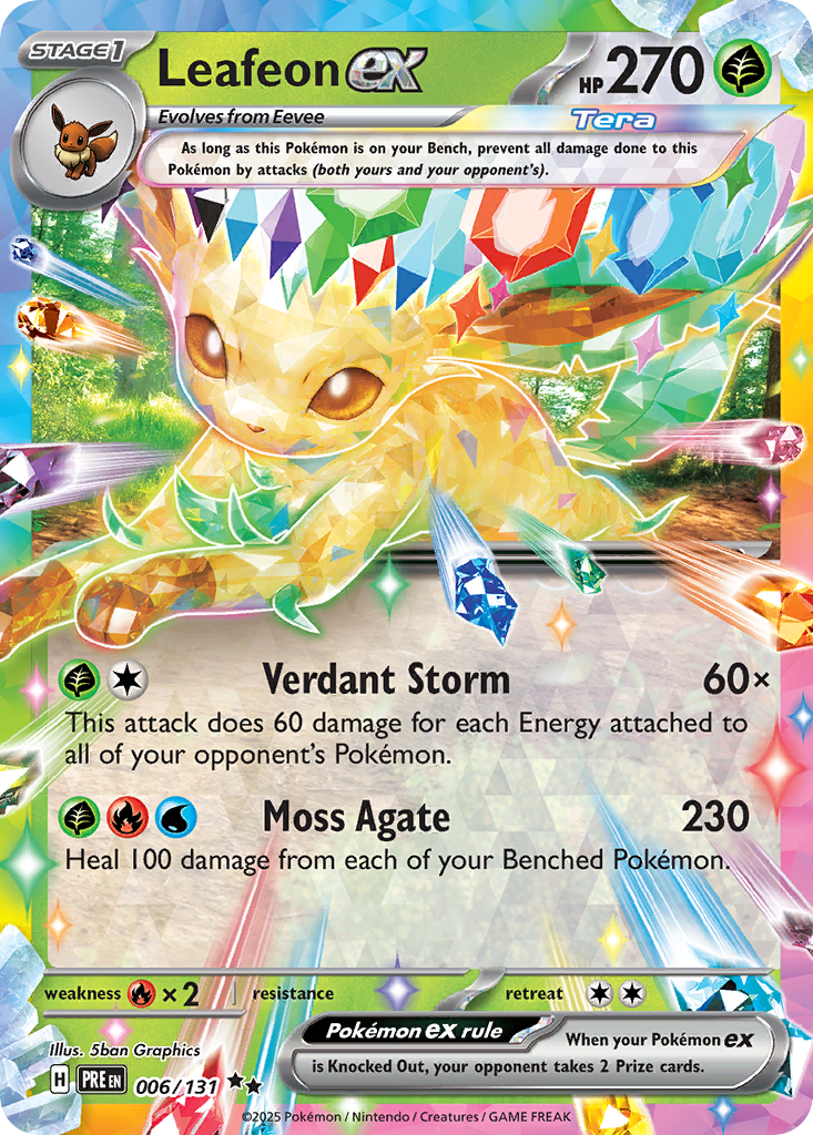 Leafeon ex – Prismatic Evolutions 006/131