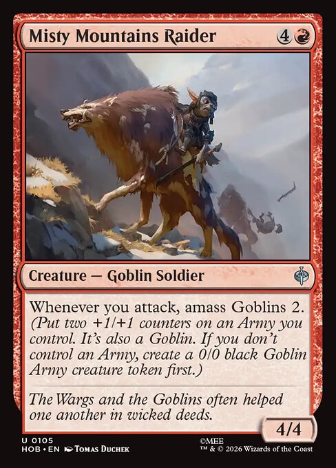Misty Mountains Raider – The Hobbit 105