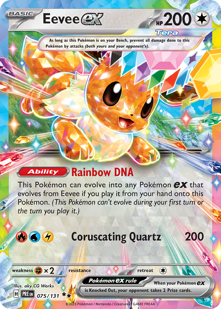 Eevee ex – Prismatic Evolutions 075/131