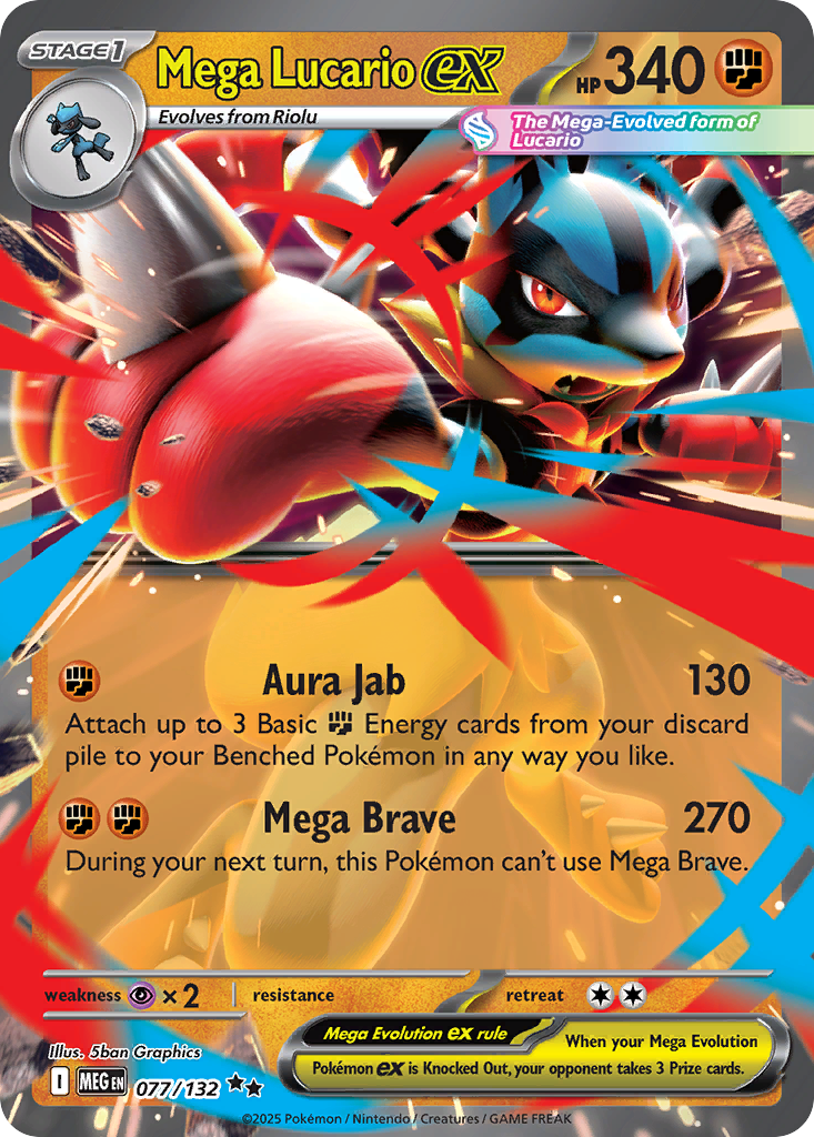 Mega Lucario ex – Mega Evolution Promos 012