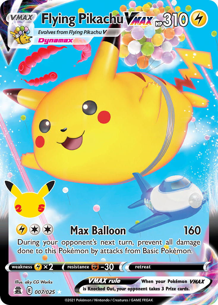 Flying Pikachu VMAX – Celebrations 007/025