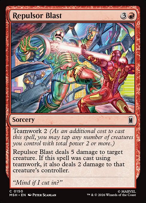 Repulsor Blast – Marvel Super Heroes 150