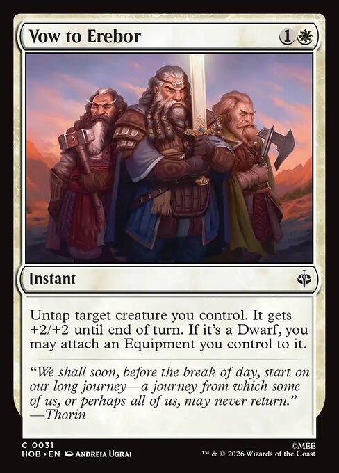 Vow to Erebor – The Hobbit 31