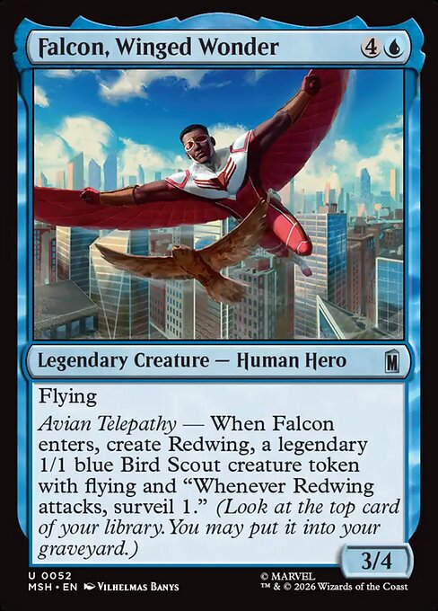 Falcon, Winged Wonder – Marvel Super Heroes 52