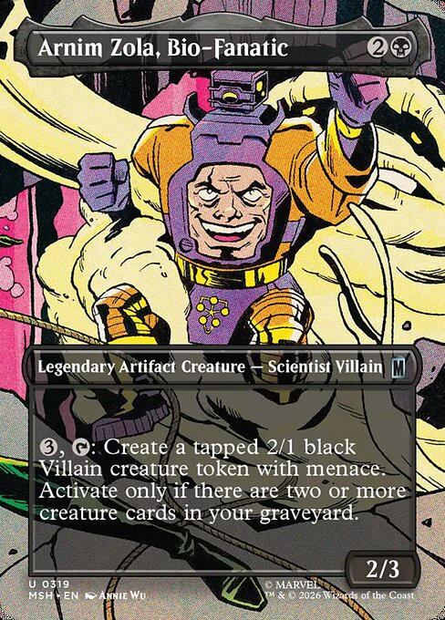 Arnim Zola, Bio-Fanatic (Borderless) – Marvel Super Heroes 319