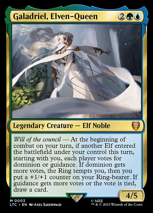 Galadriel, Elven-Queen – Commander: The Lord of the Rings: Tales of Middle-earth 3 (Foil)