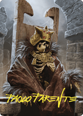 Champion's Helm Art Card (Gold-Stamped Signature) – Art Series: Commander Masters 45