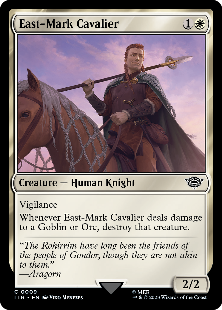 East-Mark Cavalier – Universes Beyond: The Lord of the Rings: Tales of Middle-earth 9