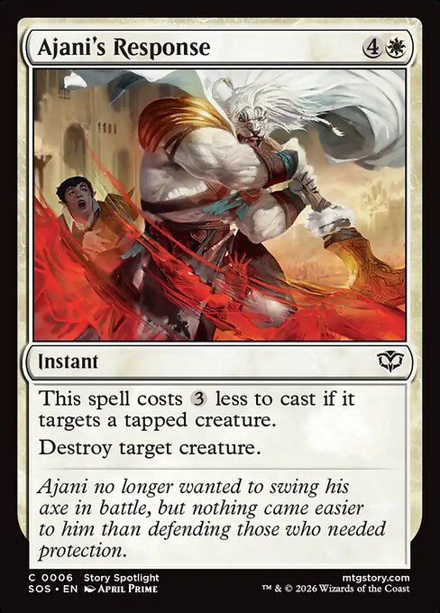 Ajani's Response – Secrets of Strixhaven 6