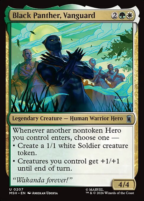 Black Panther, Vanguard – Marvel Super Heroes 207