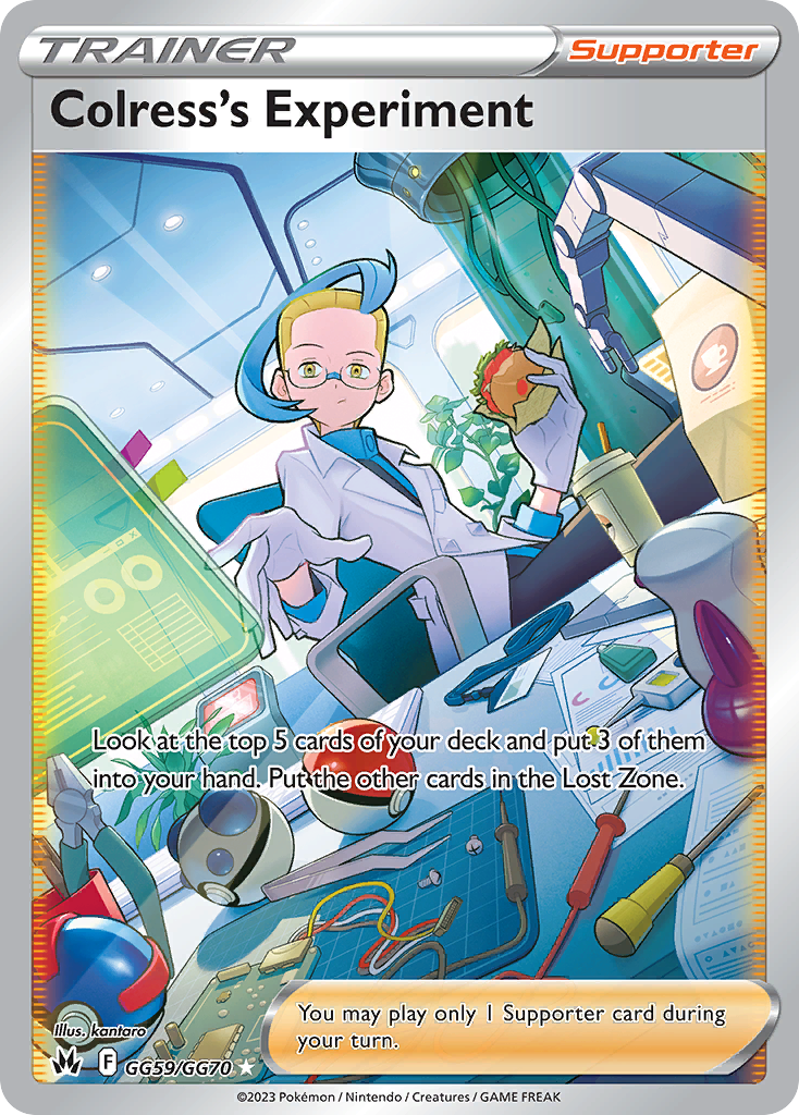 Colress's Experiment – Crown Zenith: Galarian Gallery GG59/GG70