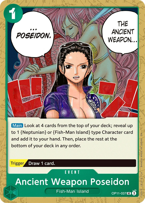 Ancient Weapon Poseidon – A Fist of Divine Speed OP11-037