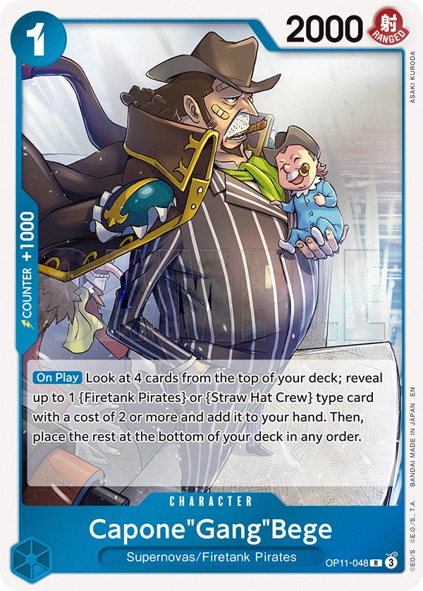 Capone"Gang"Bege (048) – A Fist of Divine Speed OP11-048 (Foil)