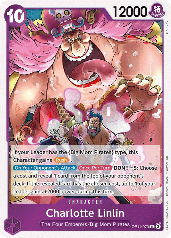 Charlotte Linlin – A Fist of Divine Speed OP11-073 (Foil)