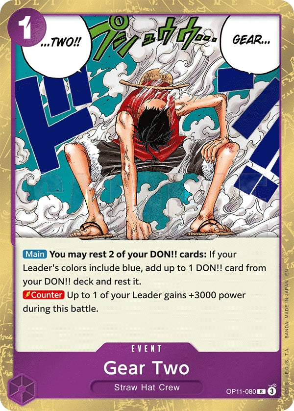Gear Two – A Fist of Divine Speed OP11-080 (Foil)