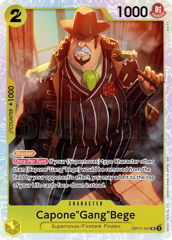Capone"Gang"Bege (101) – A Fist of Divine Speed OP11-101 (Foil)