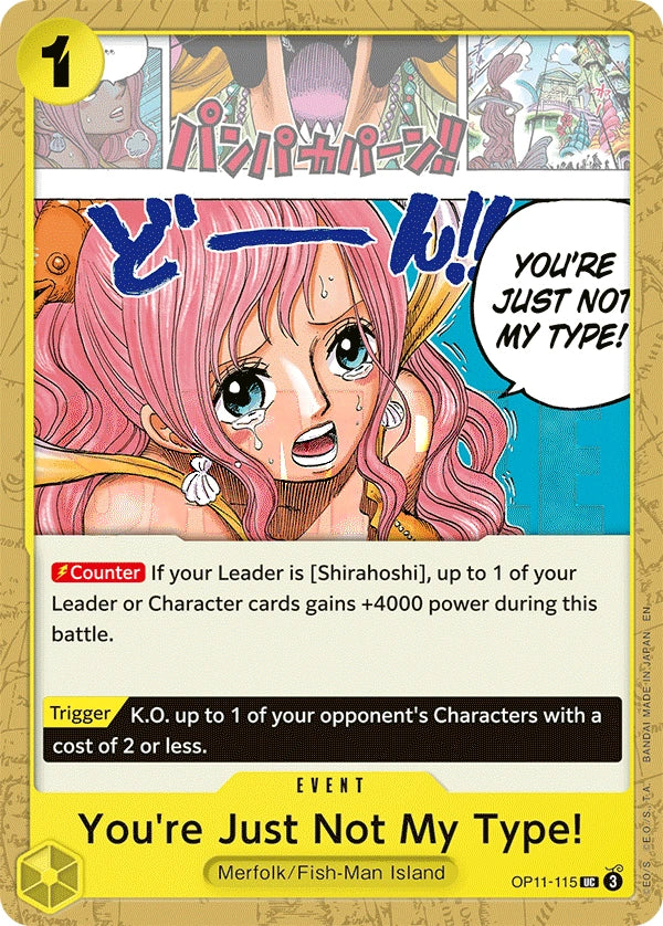 You're Just Not My Type! – A Fist of Divine Speed OP11-115