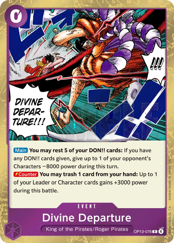 Divine Departure (JP) – Carrying on His Will OP13-076