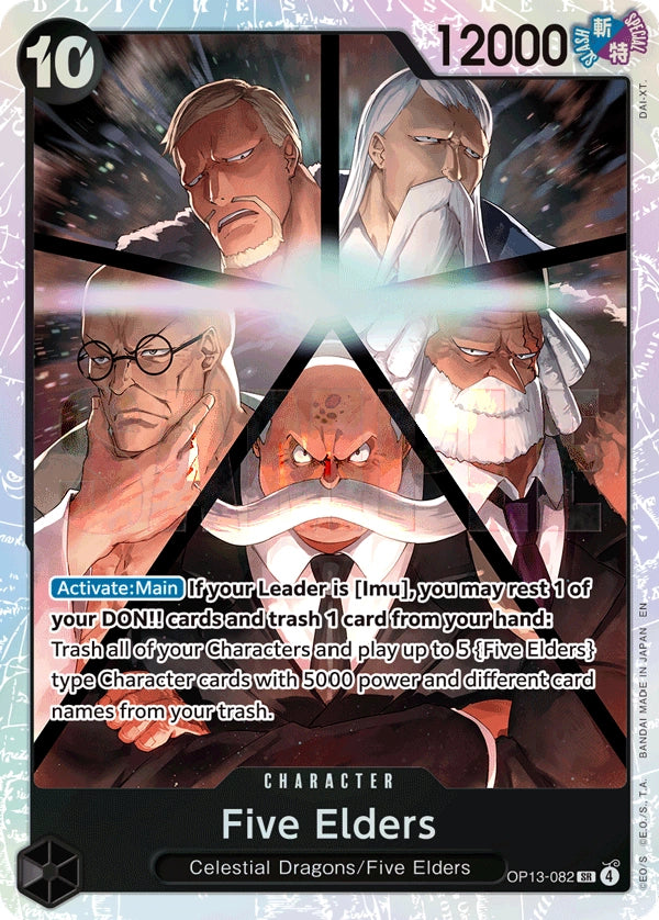 Five Elders – Carrying On His Will OP13-082 (Foil)