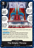 The Empty Throne – Carrying On His Will OP13-099